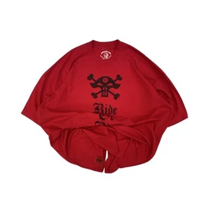 BLACK SHEEP Graphic T-Shirt Skull Design Red Mens 3XL - Picture 1 of 4