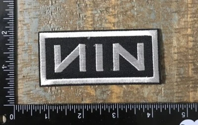 NINE INCH NAILS Industrial Rock Band Embroidered Iron-On Patch NIN