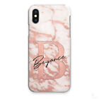 PERSONALISED INITIALS PHONE CASE;MARBLE HARD COVER FOR SAMSUNG A3 A5 A7 A8 A9