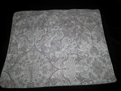 Ralph Lauren STD Sham Pair Medallion Paisley Floral Lilac Lavender Gray Cream - Image 1 of 4