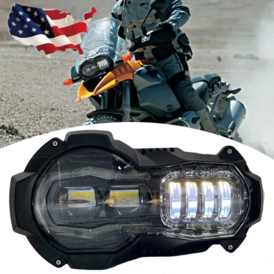 Faro LED con DRL para BMW R1200 GS 2005-2012 R1200GS Adventure 2006-2013 E24 Foto 1 de 4