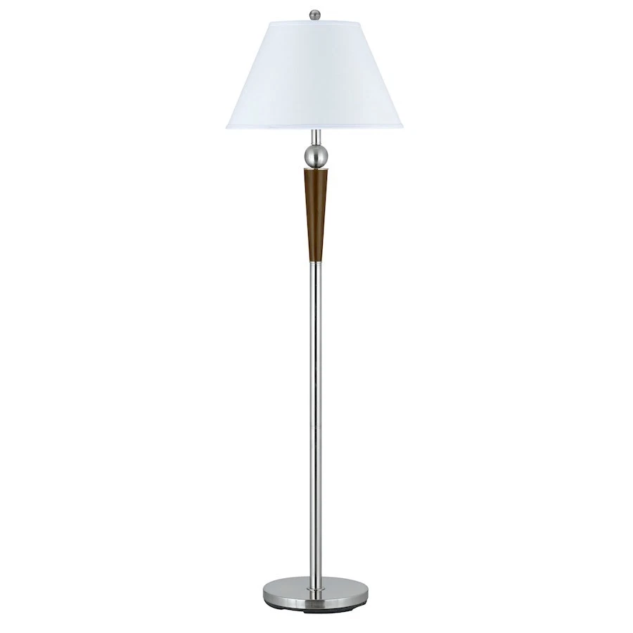 Cal Lighting Hotel 60" 1 Light Metal Floor Lamp, Steel/Brown - LA-8005FL-1BS - Image 1 of 1