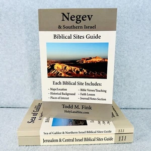 Biblical Sites Guide Book Lot by Todd M Fink Northern Southern Central Israel - Bild 1 von 11