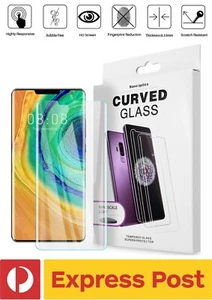 Huawei Mate 30 Pro UV Tempered Glass Nano Optics Premium Curved Glass - Foto 1 di 8