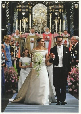 ORIGINAL POSTKARTE ***ORIGINAL POSTCARD***PRINZESSIN VICTORIA-PRINZ DANIEL-ROYAL WEDDING-2010-ADEL