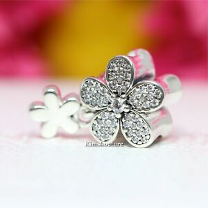 Authentic Sterling Silver Dazzling Daisy Duo Charm 792098CZ