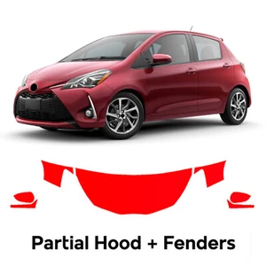 Hood Precut PPF Paint Protection Film For Toyota Yaris 2018-2019 - Picture 1 of 8