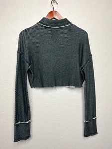Urban Outfitters Out From Under Camino Long Sleeve Top Size Small Dark Grey - Picture 1 of 8