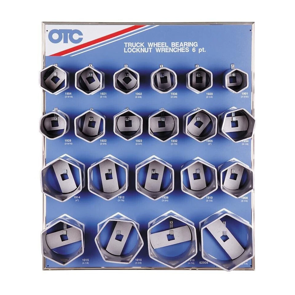 OTC 9850 6 Point Truck Wheel Bearing Locknut Sockets