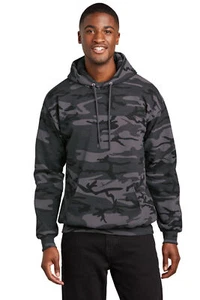 Port & Company PC78HC Men's Fleece Camo Pullover Hooded Sweatshirt - Pack Of 2 - Picture 1 of 9