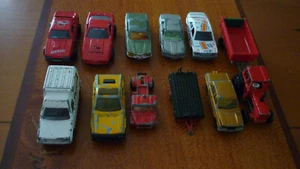 11 Vintage Collectible DIECAST Majorette Cars, Tractor, Trailers, Van  - Bild 1 von 12