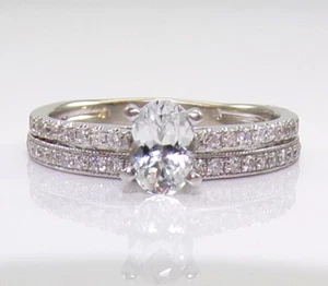 Shane & Co Platinum Semi Mount Diamond Engagement Wedding Band Ring Set LMF2 - Picture 1 of 8