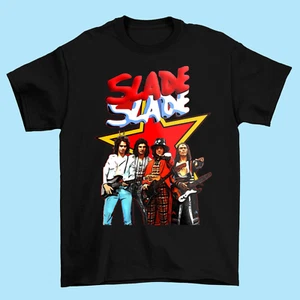 ¡Lo más vendido! Camiseta Slade Band Member Algodón Negro Talla S M L 234XL SG423 - Imagen 1 de 3