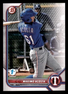 2022 Bowman 1st Edition #BPPF113 Maximo Acosta - Picture 1 of 2