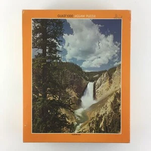 Vintage Whitman 1000 Pieces Puzzle Series B4710 21-1/2" x 27-1/2" Yellowstone - Picture 1 of 8