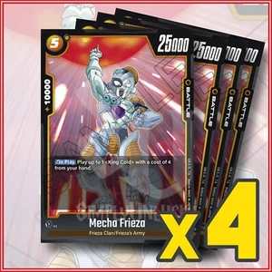 DRAGON BALL SUPER FUSION WORLD: Mecha Freezer Awakened Pulse FB01-130 R x4 - Imagen 1 de 2