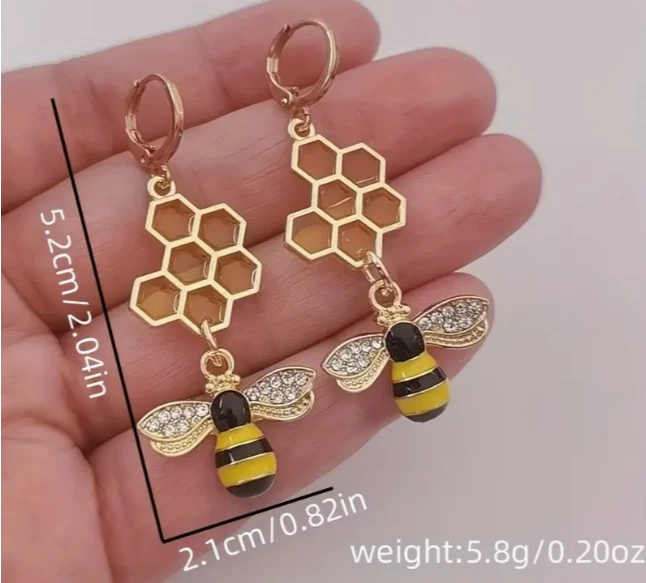 Pendientes Abeja Insecto Moda Joyería NUEVO Envío Gratis Foto 1 de 1