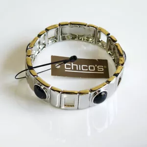 Neu Chicos Harz elastischer Armreif Geschenk Mode Frauen Party Urlaub Show Schmuck - Bild 1 von 4