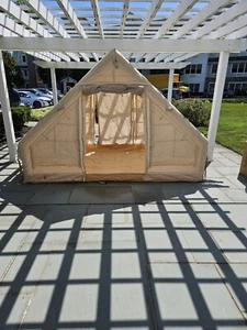 Glamping Outdoor Inflatable Camping Tent w/ Pump Easy Setup Pop-up tent4-6person - Picture 1 of 22