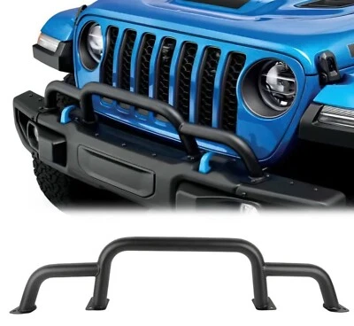 FRONT STEEL HOOP BAR FIT JEEP GLADIATOR JT 2018-2025 & JEEP WRANGLER JL... - Image 1 of 4