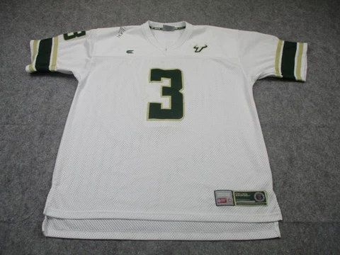 South Florida Bulls Jersey Mens Extra Large White Football College Shirt USF * Cover