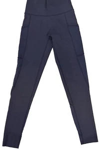 Aerie Womens Leggings Size Small Purple/grey Color Chill Play Move Sheer leg - Picture 1 of 6