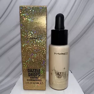 MAC Dazzle Drops Gouttes Illuminatrices Highlighter ~ Dazzlepeach - 30ml NIB - Picture 1 of 4