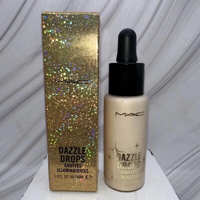 MAC Dazzle Drops Gouttes Illuminatrices Highlighter / Dazzlepeach / 30ml NIB - Image 1 of 4