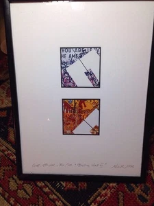 Collage Gunter WIRTH  German Painter Artist 1932-2015 BERLIN WALL XI  REDUCED!!! - Picture 1 of 8