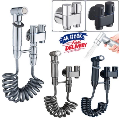 1 In 2 Out Dual Control Valve Washing Machine And Toilet Taps Bathroom Supply - image 1 of 4