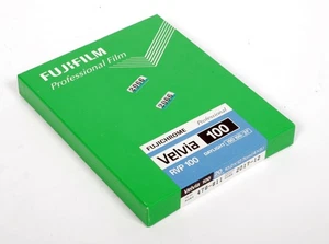 Fujifilm Fujichrome Velvia 100 Color Positive 4 x 5" Film sealed EXPIRED (#2066) - Picture 1 of 1