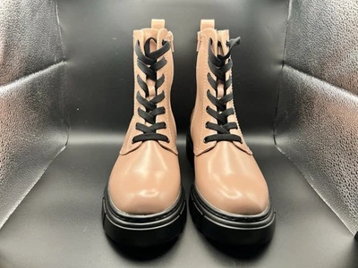 Bota de combate Call It Spring para mujer Asea media pantorrilla rubor cuero vegano talla 9 Foto 1 de 4