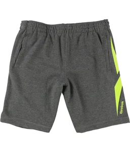 Reebok Boys Vector Athletic Workout Shorts, Grey, Big Kids (8-20), S - Picture 1 of 2