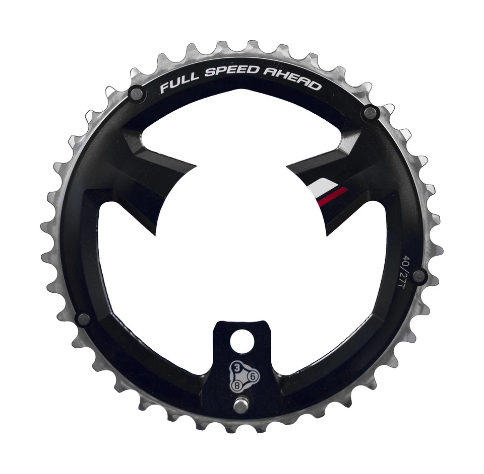 FSA K-Force 2x9 Mtb Chainring - Black, 86 × 40T - Image 1 of 1