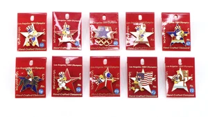 Vtg 1984 Olympics Los Angeles USA Sam the Eagle Collector Pin Lot of 10 New - Picture 1 of 9