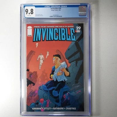 INVINCIBLE #29 CGC 9.8 1st App Kregg, Low Print Low Census Top Pop Image 2006 WP - Image 1 of 4