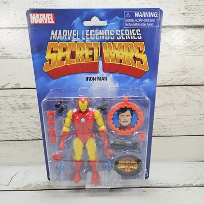 Hasbro Marvel Legends Retro Secret Wars Iron Man 2024 6" Figura Posable Nueva Foto 1 de 4