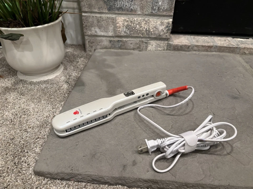 VOLOOM OIPW15 Plancha para Cabello Voluminizadora Cerámica Blanco Perla -PROBADA Foto 1 de 4