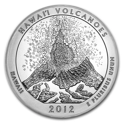 2012 5 oz Silver ATB Hawaii Volcanoes National Park, HI - Image 1 of 4