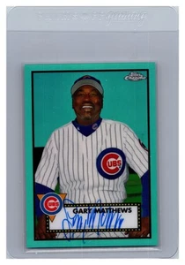 2021 Topps Chrome Plat. Ann. #PA-GMA Gary Matthews Auto Aqua Refractor #/150 - Picture 1 of 2