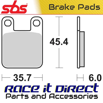 Brake Pads for APRILIA RS 50 2006-2008 Rear Street SBS - Image 1 of 4