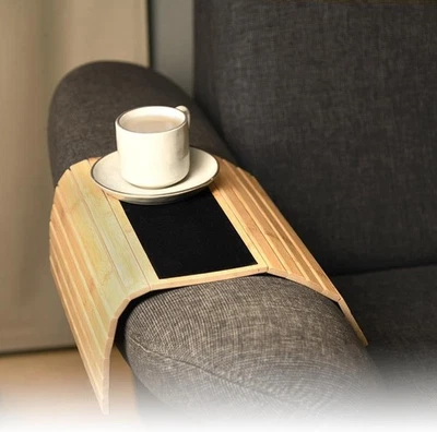 KESPER 58824 | Sofa-Tablett Bambus rutschfeste Armlehnen-Ablage 42 x 34 x0,7 cm - Bild 1 von 3