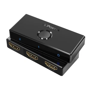 HDMI Switch 4K 60Hz, Bi-Directional HDMI 2.0 Switcher 2 in 1 Out Splitter 1 i... - Bild 1 von 7