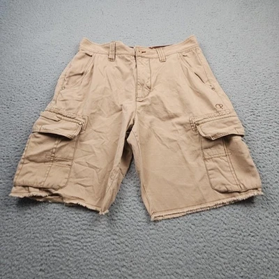 Pantalones Cortos De Colección Ocean Pacific Op Para Hombres 34 Caqui Beige Frente Plano Chino Carga Foto 1 de 4