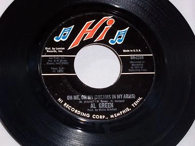 Al Green: Oh Me, Oh My (Dreams in My Arms)  / Strong as Death [Unplayed Copy] - Image 1 of 2