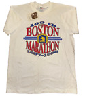 Boston Marathon 100 Jahre Jubiläum Amboss 1996 Vintage T-Shirt Herren Large Neu