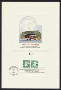 #2112 'D' Eagle, Fleetwood Proofcard **ANY 5=FREE SHIPPING** - Picture 1 of 2