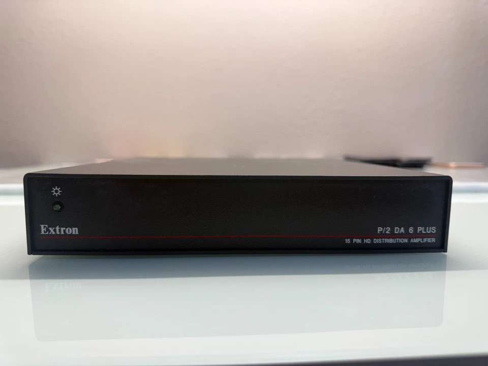 Extron P/2 DA 6 Plus 15 Pin HD Distribution Amplifier with Power Cord - Image 1 of 1