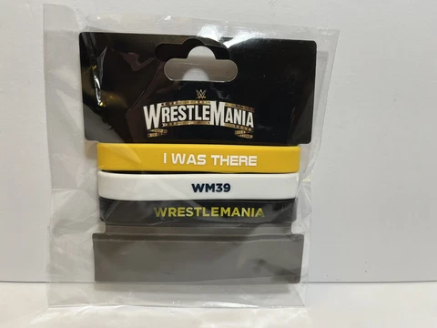 Wrestlemania 39 'I Was There' Bracelet Set - Purchased At Event! Cover