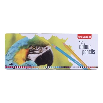 Bruynzeel Artiste Crayons de Couleur - Perroquet Set - Croquis Cadeau Boite 45 - Photo 1/2
